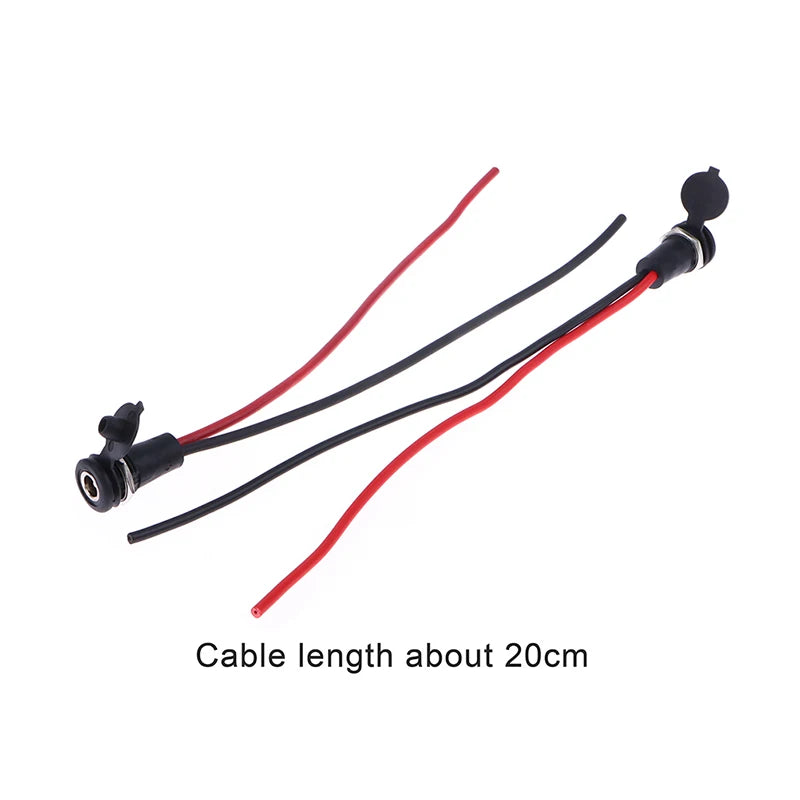 DC Power Connector 5.5×2.1 & 5.5×2.5mm Male Female Plug Cable DC Power Connector Nixie