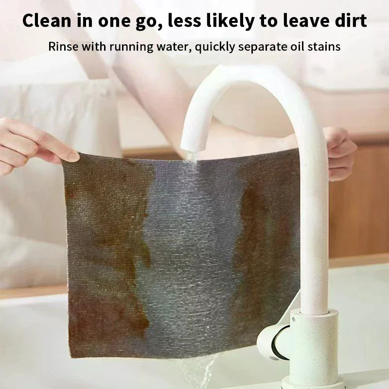 Microfiber Tear-Off Cleaning Cloth Roll – Reusable Dish Towels