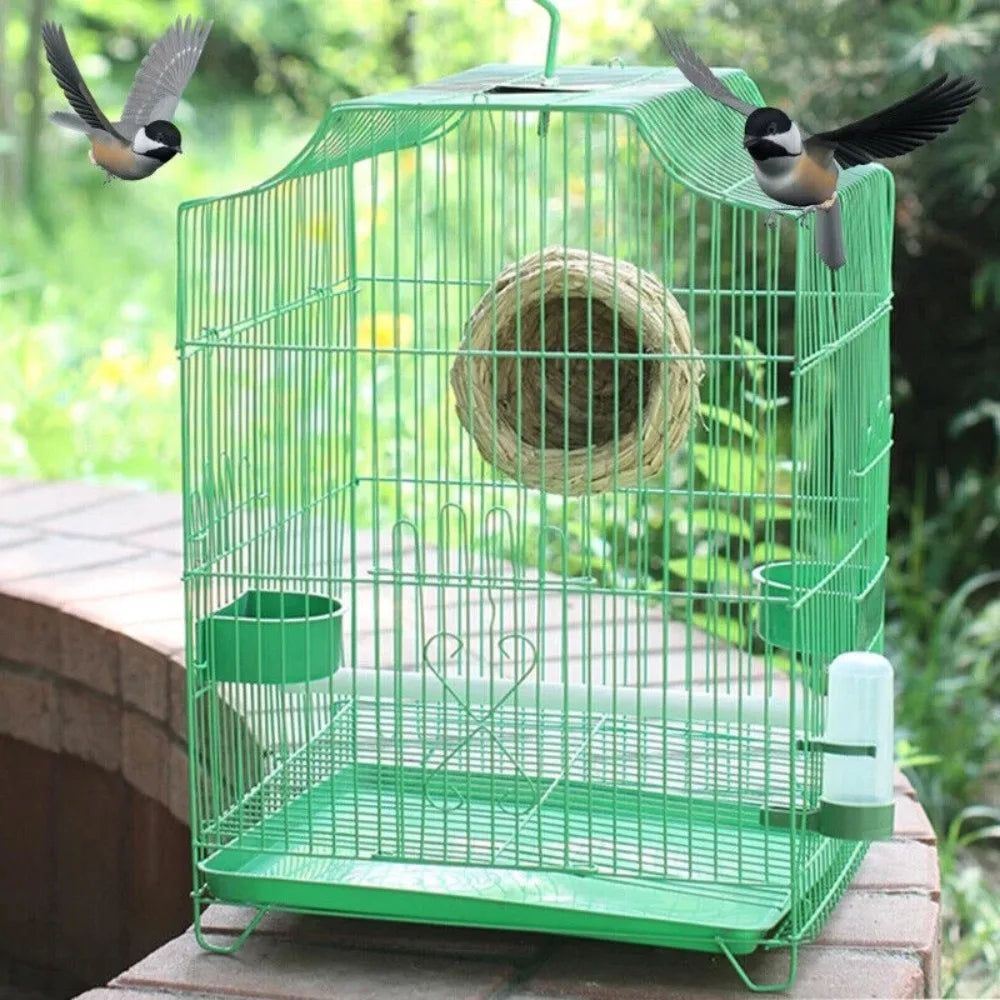 Bird Cage Feeder Bowl – Splash-Proof Food & Water Cup Bird Cage Feeder Nixie