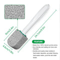 Pumice Stone Toilet Cleaning Wand – Long Handle, 5 Heads Toilet Cleaning Wand Nixie White
