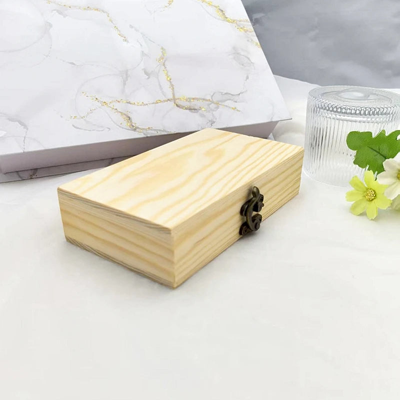Classic Vintage Wooden Jewelry Box – Small Gift Box Wooden Jewelry Box Nixie
