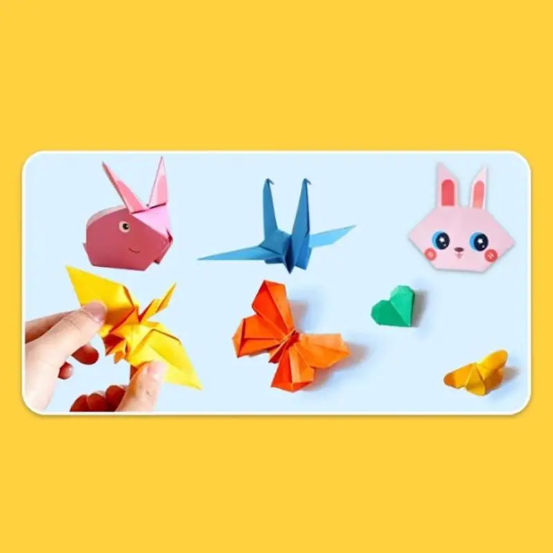 50/100pcs A4 Color Origami Craft Paper Set – 10 Colors for Kids Color Craft Paper Nixie