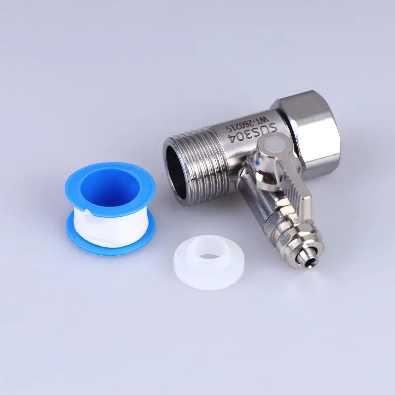 RO Feed Water Adapter 1/2" to 1/4" 3/8" Tap Tee & Ball Valve Plumbing Pipe Fitting Nixie