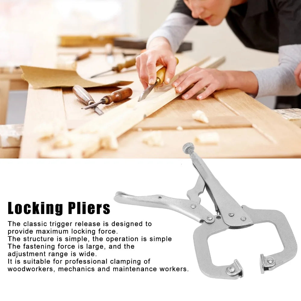Square Jaw Locking Pliers – Heavy Duty Adjustable Clamp Tool