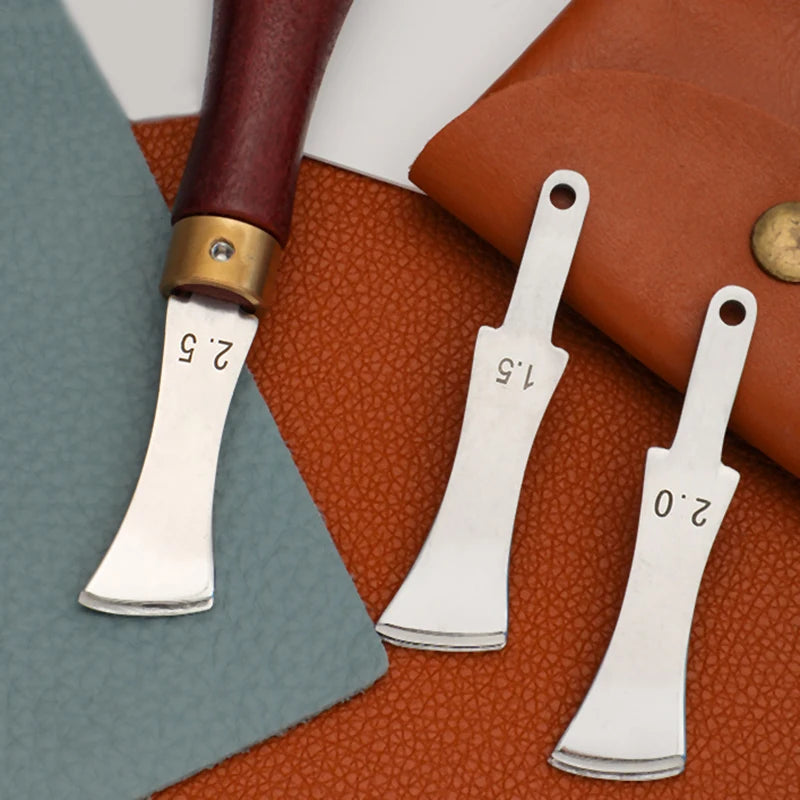Leather Edge Creaser Tool – Stainless Steel Hot Press Liner Leather Crafting Tool Nixie