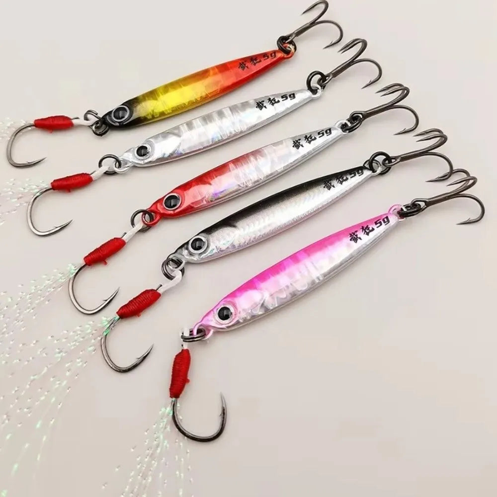 Mini VIB Fishing Lure 3g & 5g Metal Iron Plate Bionic Bait Fishing Lure Nixie