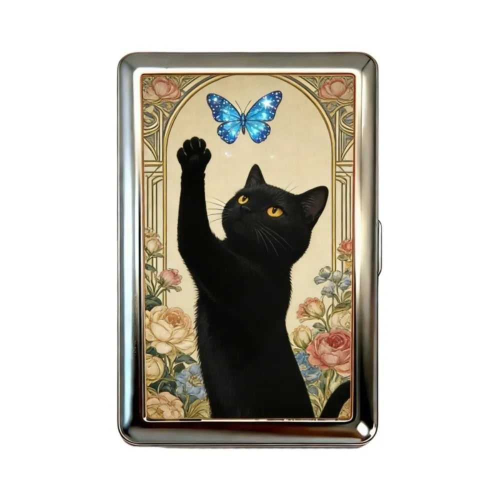 Vintage Metal Card Case – Snap ID & Credit Card Holder
