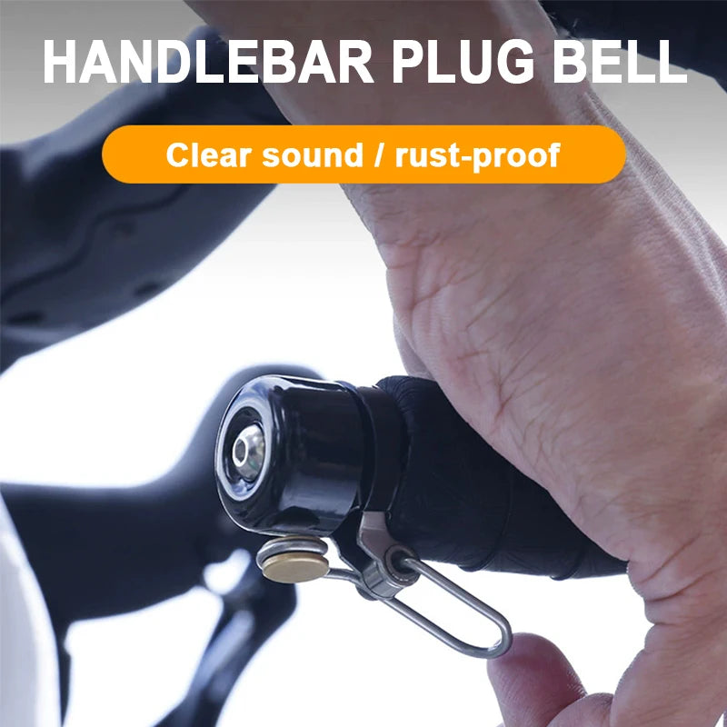Handlebar Plug Bike Bell – Loud Waterproof Cycling Horn Bicycle Bell Nixie