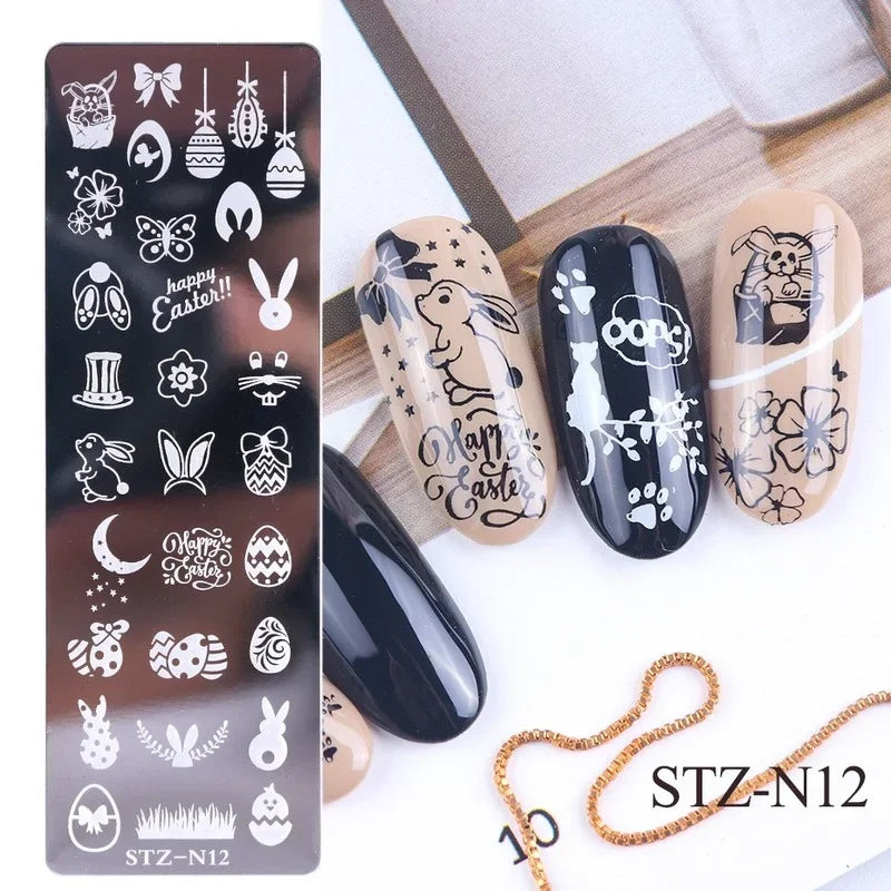 Nail Art Stamping Plates – Floral, Butterfly & Dandelion Designs Nail Stamping Plates Nixie