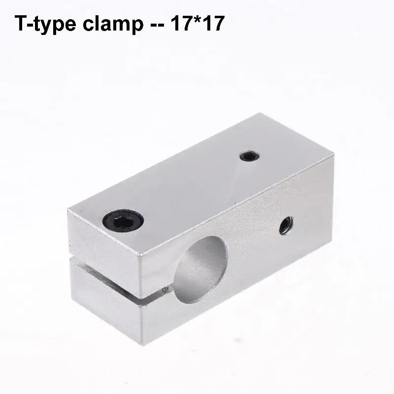 T-Type Optical Axis Cross Block Aluminum Shaft Clamp Connector