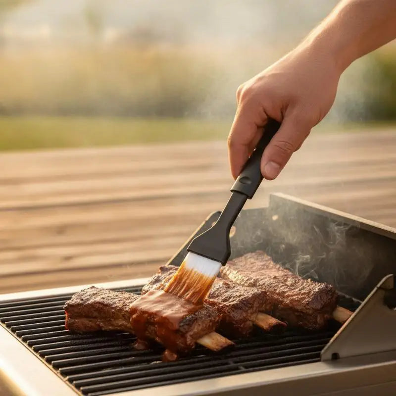BBQ Oil Brush – High Temp Resistant Grilling & Baking Brush BBQ Basting Brush Nixie