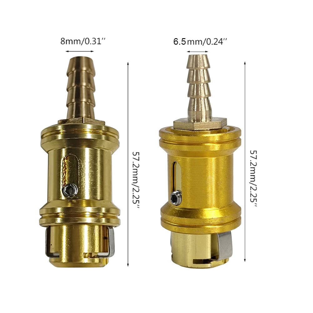 Metal Air Chuck Adapter 6.5/8mm – Tire Valve Clip Pump Connector Tire Pump Adapter Nixie