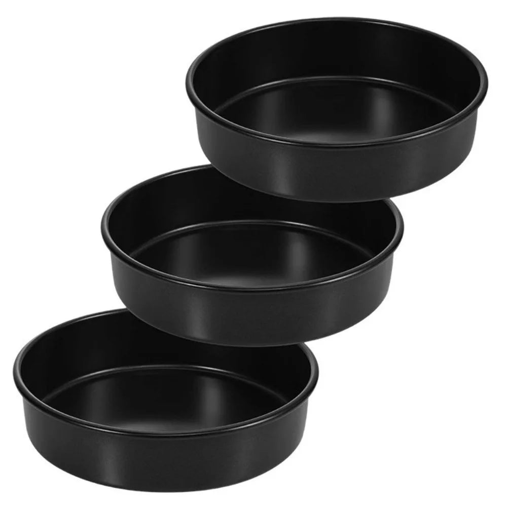 Non-Stick Carbon Steel Round Cake Pan | 4–10 Inch Sizes Cake Baking Pan Nixie