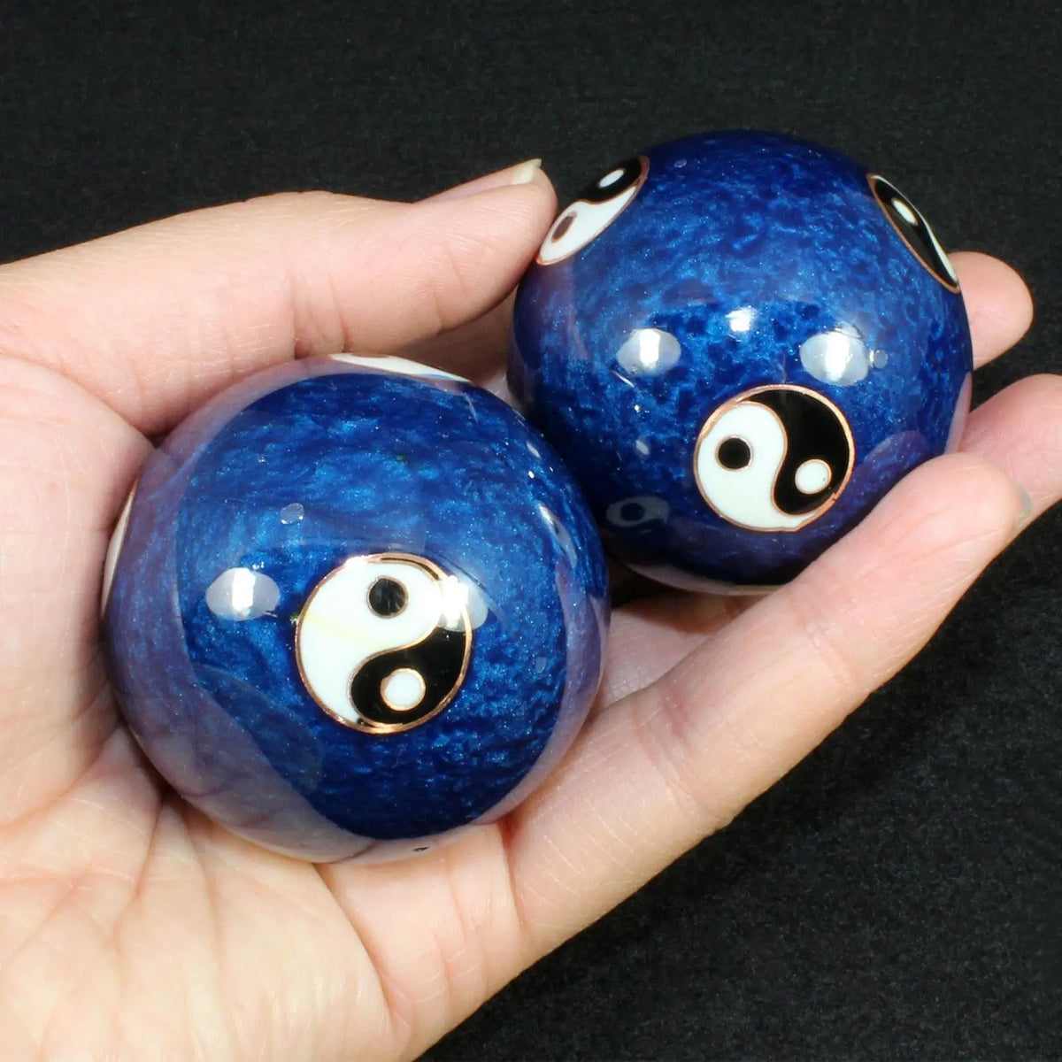 Chinese Baoding Balls 2-Pack – 1.85" Stainless Steel Meditation
