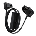 16-Pin OBD2 Extension Cable with Power Switch – Flat Diagnostic Adapter
