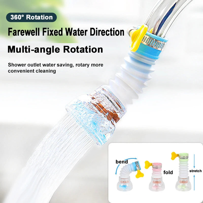 360° Swivel Faucet Bubbler Nozzle – Water-Saving Kitchen Adapter Faucet Bubbler Adapter Nixie