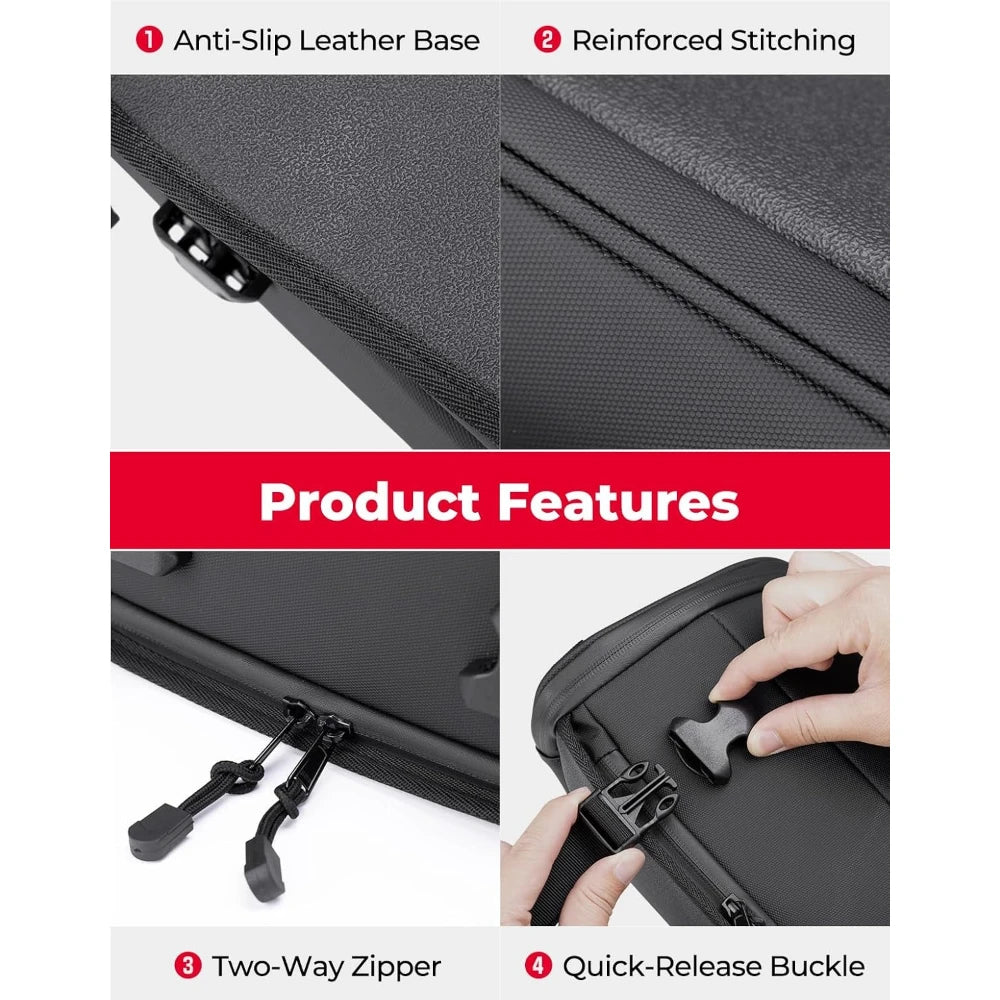 KEMITOUR 12.5L Waterproof Expandable Motorcycle Tail Saddle Bag Motorcycle Tail Bag Nixie