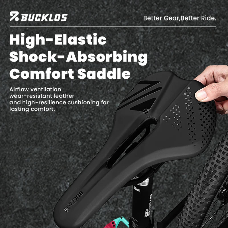 BUCKLOS Ultralight Breathable MTB & Road Bike Saddle Seat Bicycle Saddle Nixie