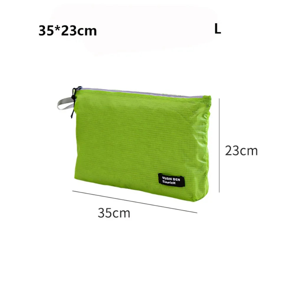 Silicone-Coated Nylon Luggage Storage Bag | Lightweight Travel Travel Storage Bag Nixie Green L