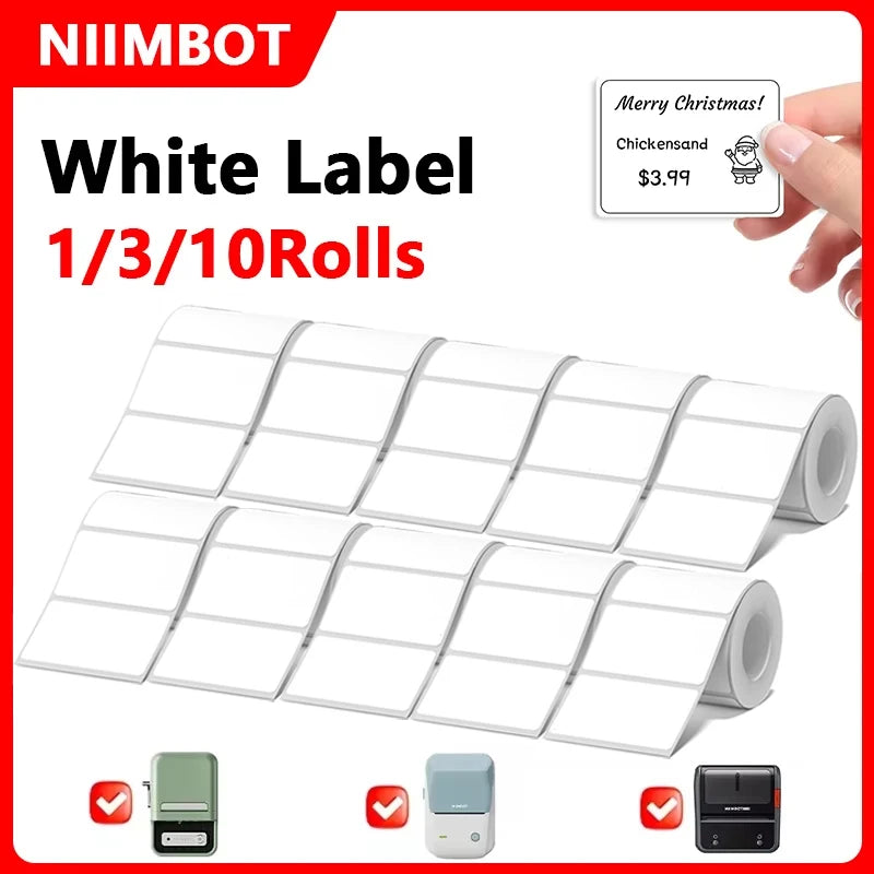 Niimbot Thermal Label Rolls – Waterproof Anti-Oil for B1/B21/B3S Thermal Label Rolls Nixie