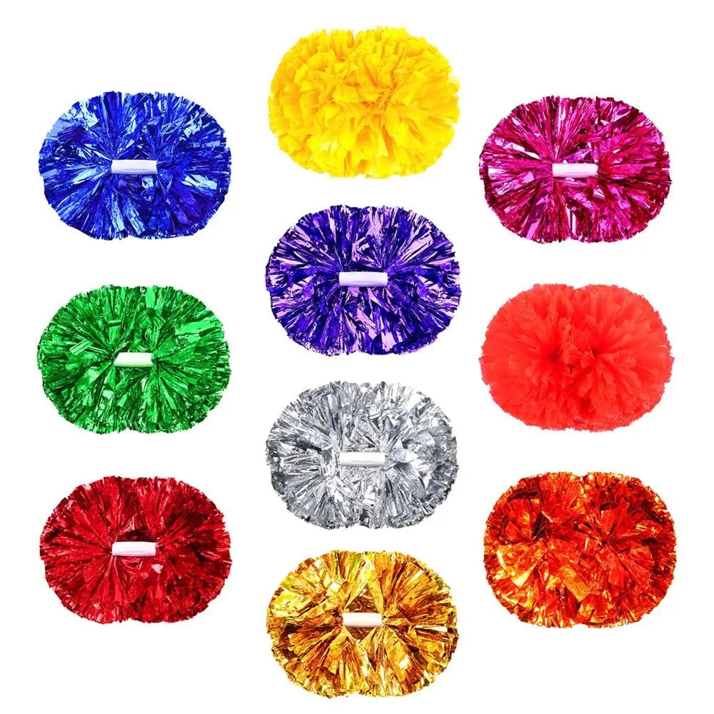 Colorful Cheerleader Pom Poms 30x37cm Dance & Party Props Cheerleader Pom Poms Nixie