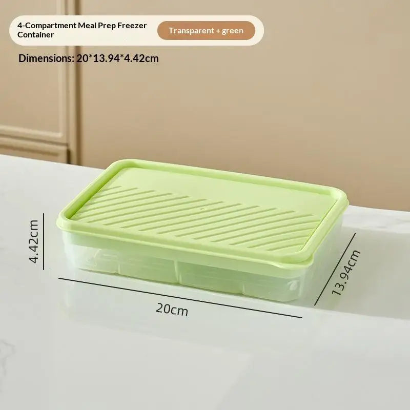 Multi-Compartment Food Storage Box | 4/8/24 Grid Containers Food Storage Container Nixie A1