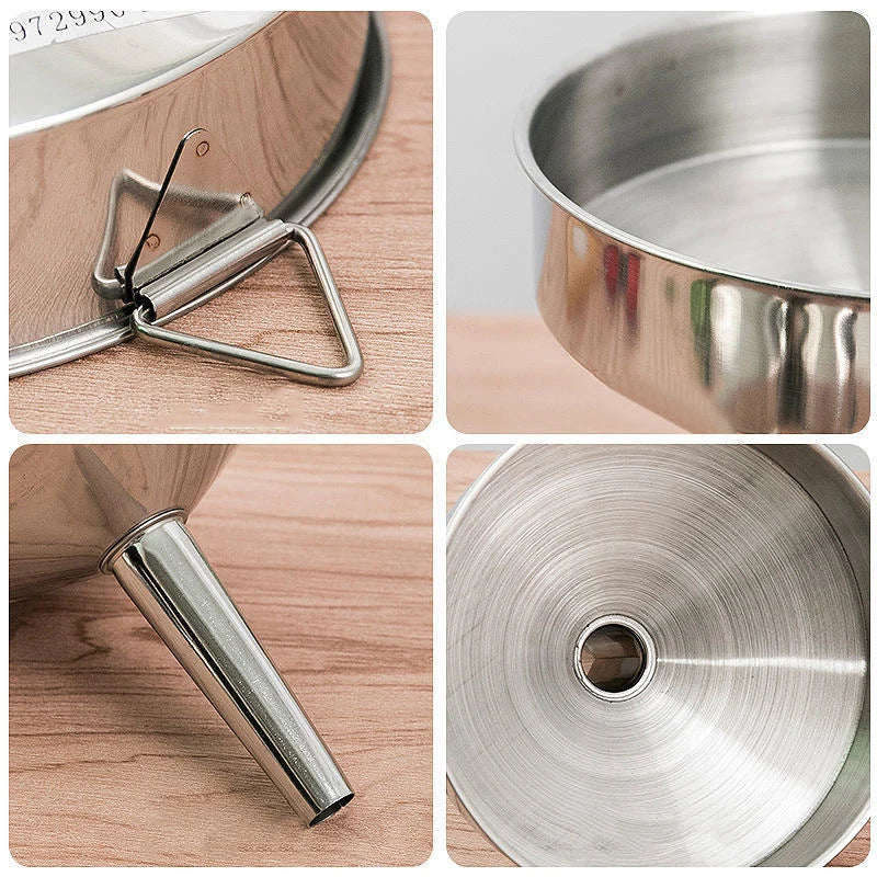 Stainless Steel Wide Mouth Funnel – Canning, Oil & Bar