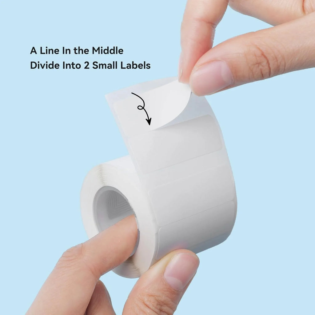 Niimbot Thermal Label Paper Round White 20-50mm | B1 B21 B203 Thermal Label Paper Nixie