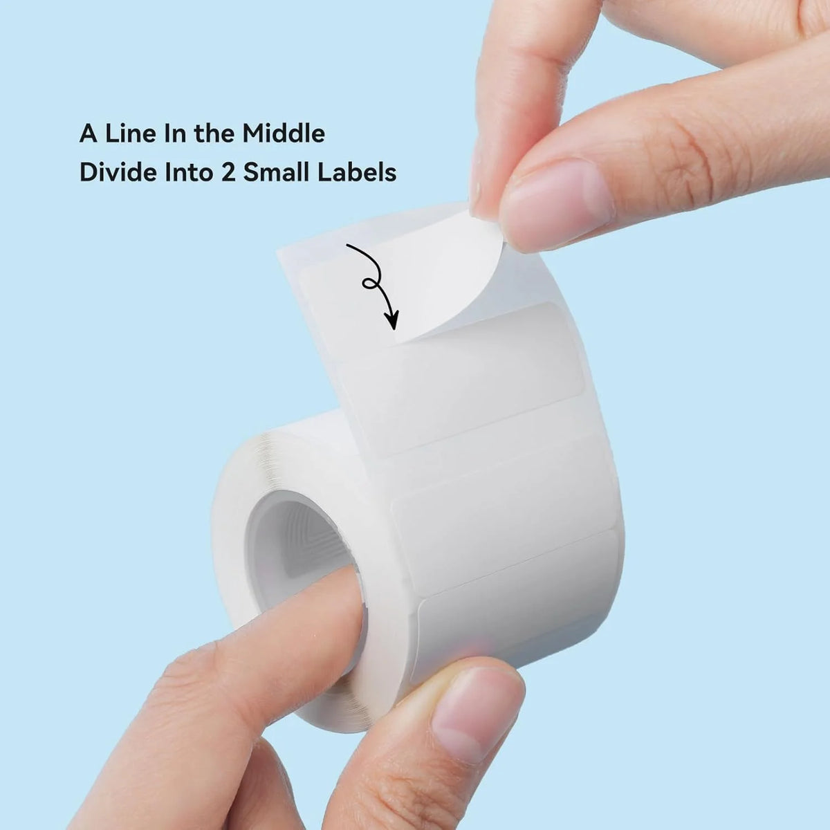 Niimbot Thermal Label Paper Round White 20-50mm | B1 B21 B203 Thermal Label Paper Nixie