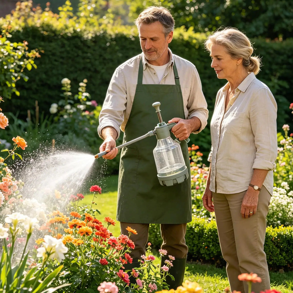 Flexible Curved Spray Wand – Universal Garden Sprayer Nozzle