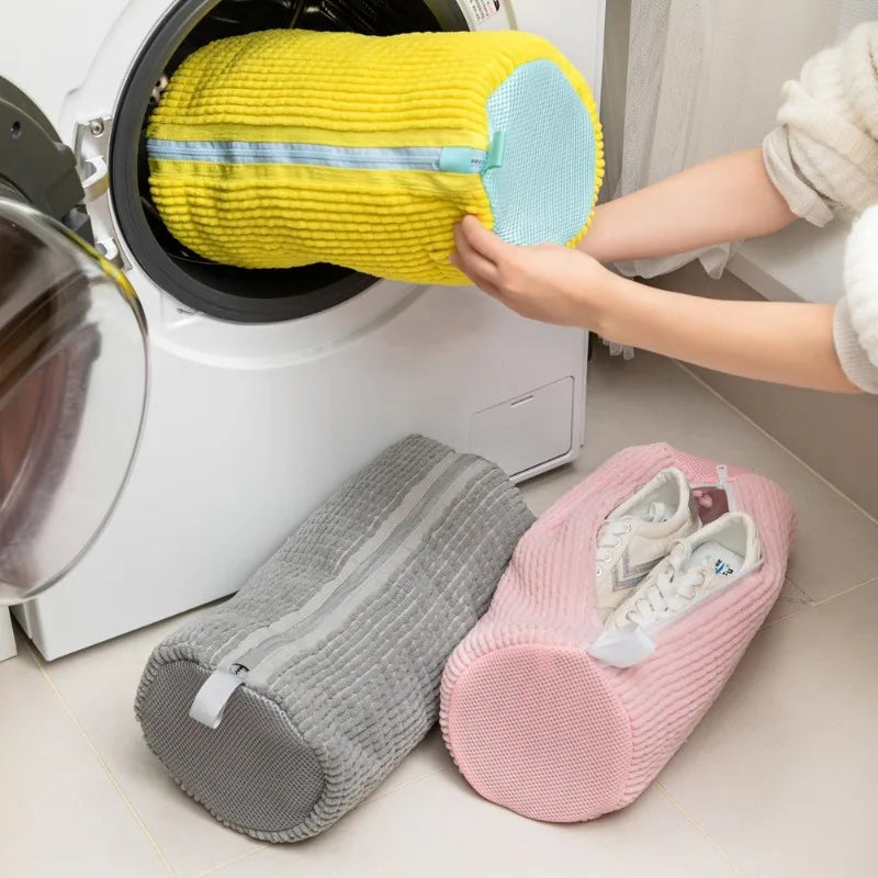 Chenille Shoe Laundry Bag for Washing Machine – 1 to 4 Pack Shoe Laundry Bag Nixie