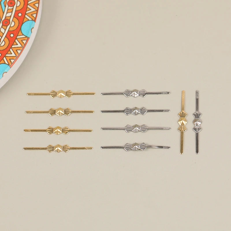500pcs 25mm Metal Bowtie Connectors for Crystal Chandelier Beads Chandelier Connector Pins Nixie