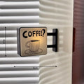 Mini Luminous Lightbox Fridge Magnet – Japanese Coffee Souvenir Decorative Fridge Magnet Nixie B