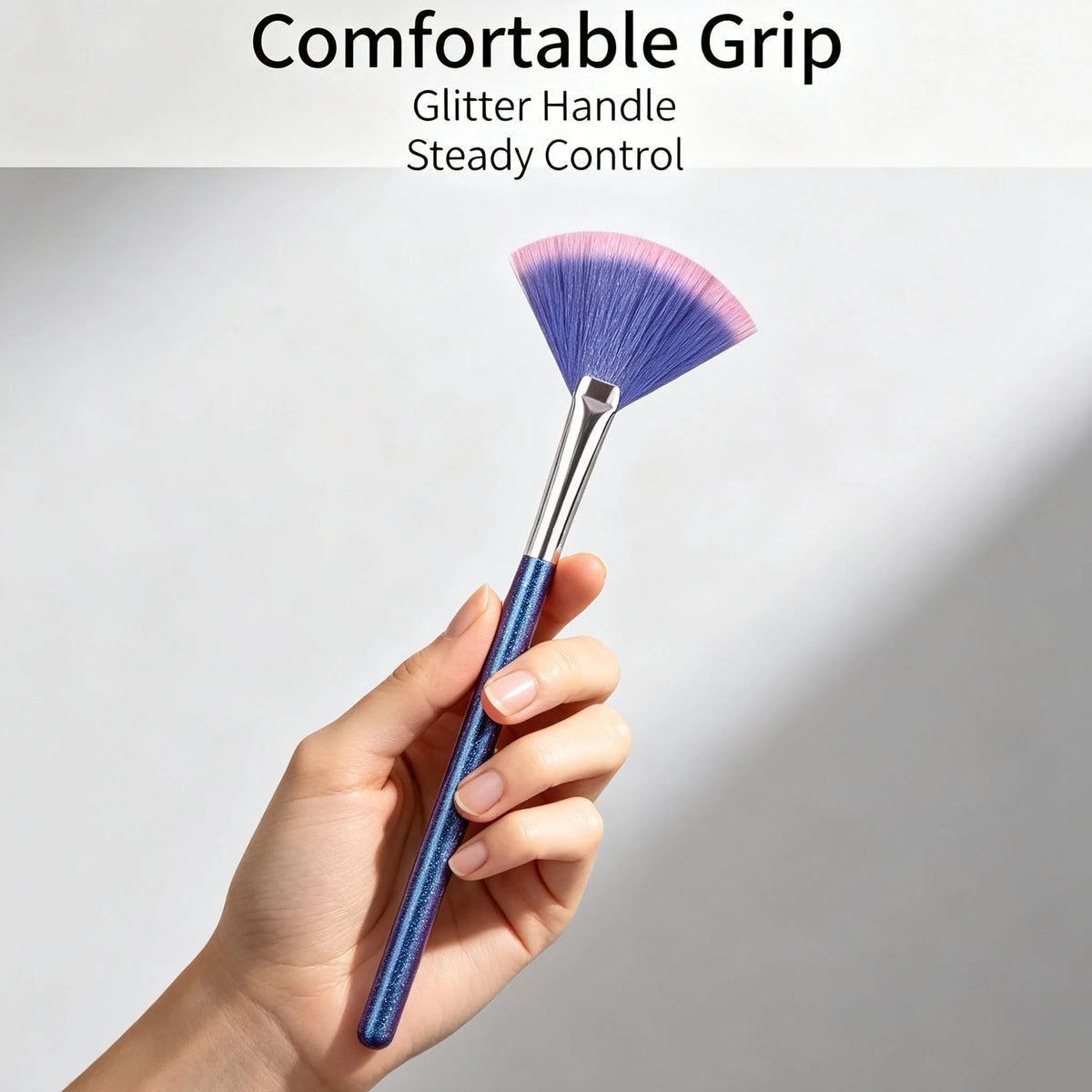 Fan Makeup Brush – Soft Wool Fiber Face Mask Cosmetic Brush Makeup Brush Nixie