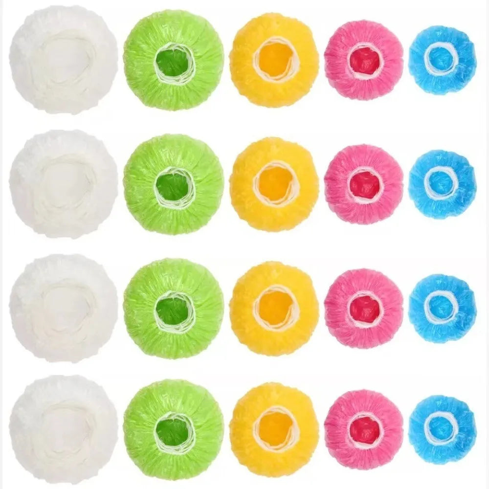 60/90 Pcs Reusable Elastic Bowl Covers – BPA-Free Food Lids Food Storage Lids Nixie