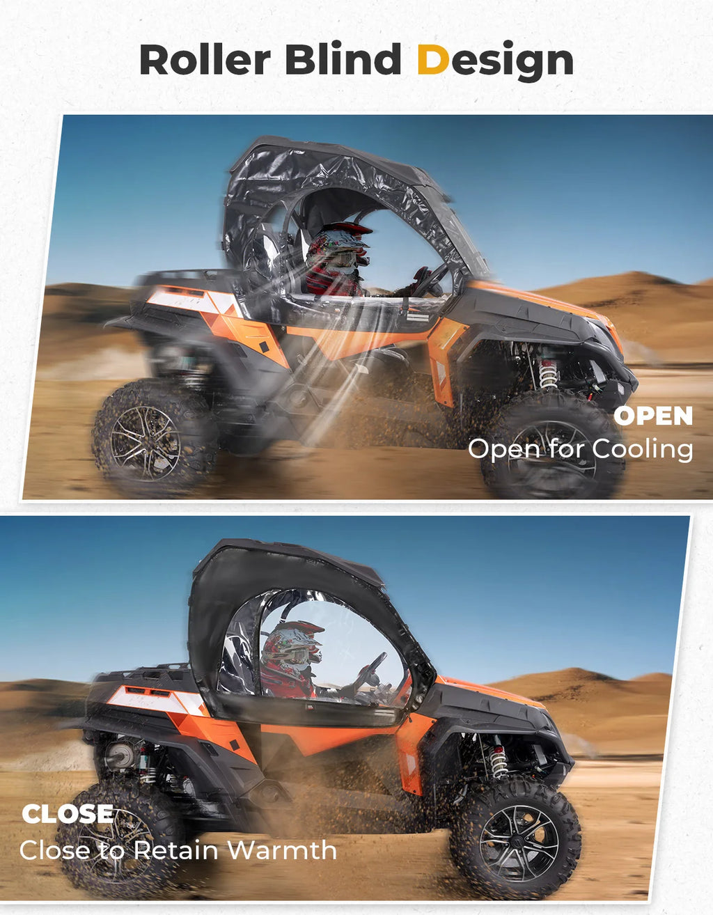 Soft Cab Enclosure w/ Windows for CFMOTO ZForce 500/800/1000 UTV Cab Enclosure Nixie