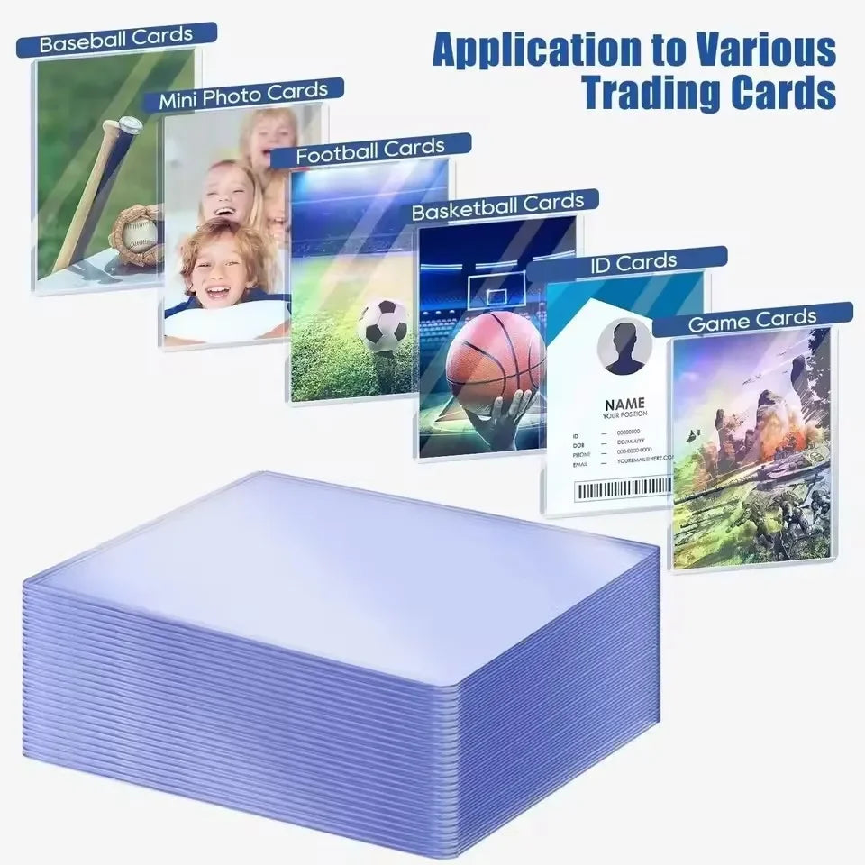 Clear Kpop Card Sleeves PVC Protective Covers 35PT | 1–50 Pcs