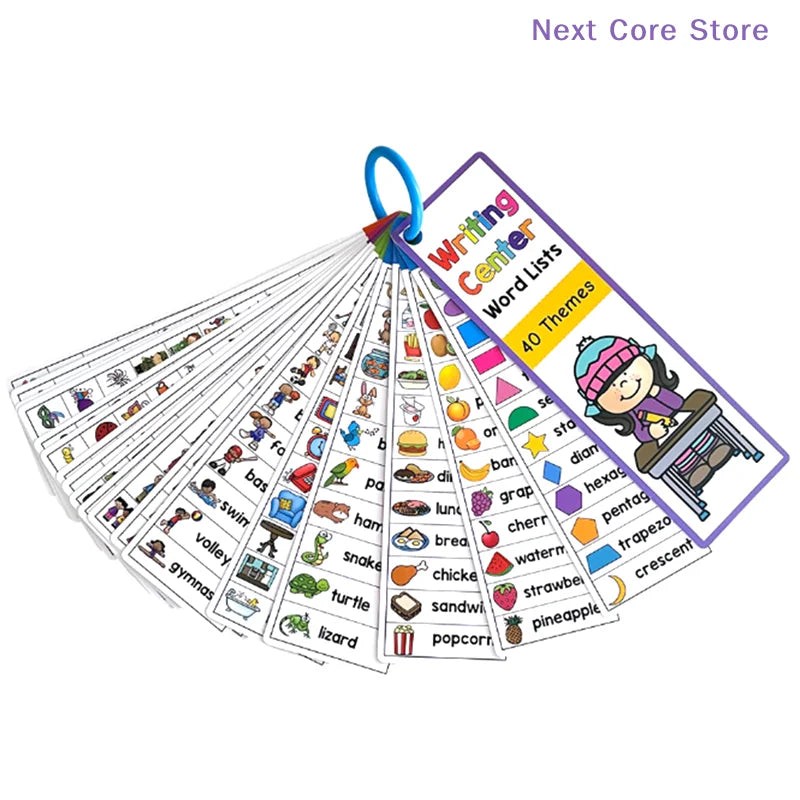 Kids English Vocabulary Flashcards – Seasons, Weather & Animals Educational Flashcards Nixie
