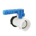 DN40 DN50 IBC Tank Butterfly Valve 62/75mm Drain Adapter IBC Tank Valve Nixie DN40 62mm