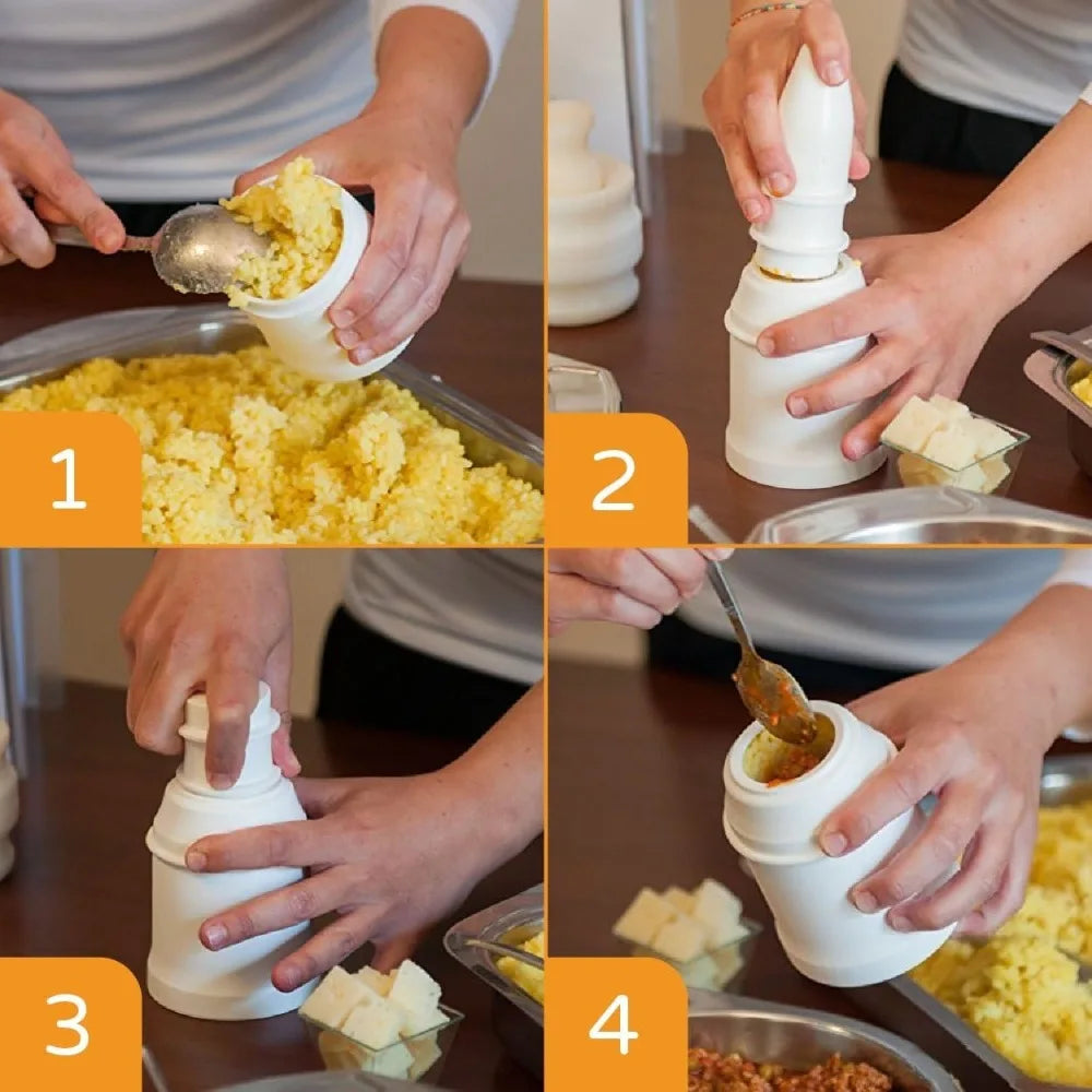 Meatball & Sushi Rice Ball Maker Mold – Round & Pointed