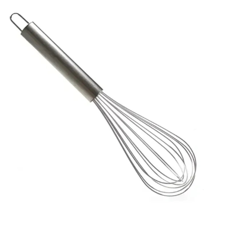 10-Inch Stainless Steel Balloon Whisk Manual Egg Beater Manual Kitchen Whisk Nixie 1pc