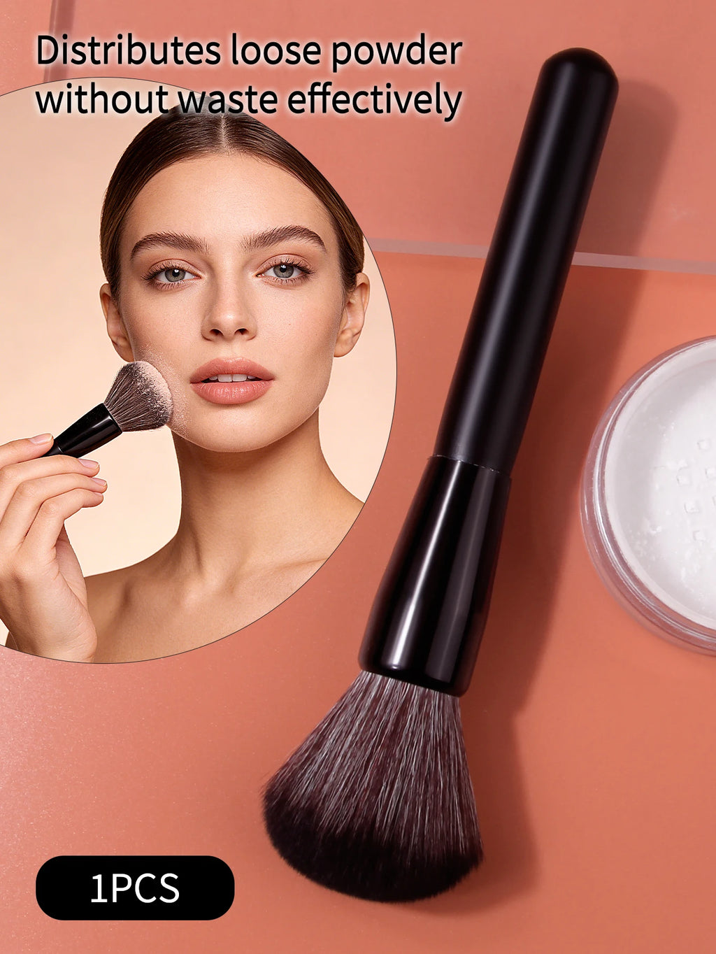 Nixie Large Soft Bristle Setting & Blush Makeup Brush Makeup Brush Nixie