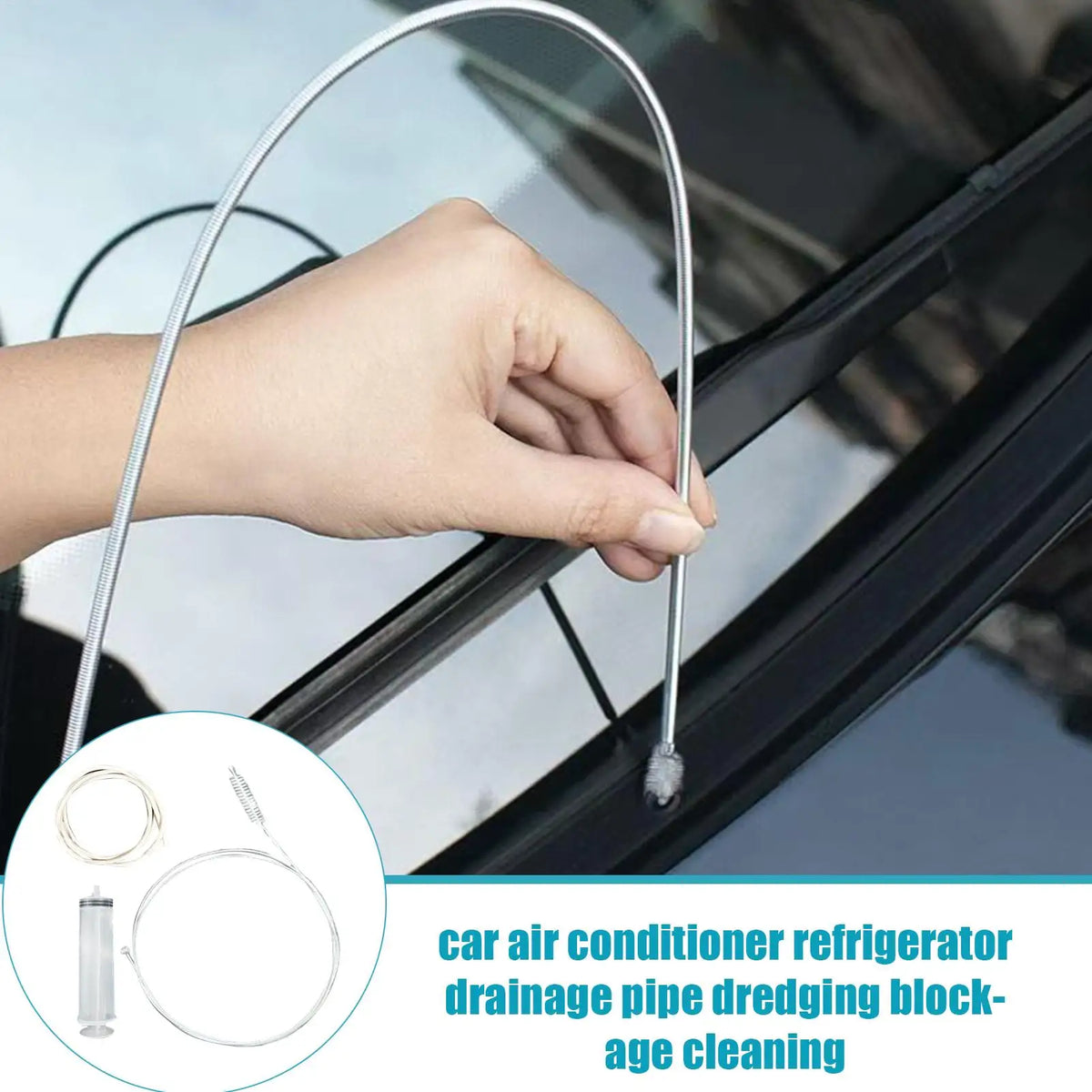 Flexible Drain Pipe Cleaner for Car AC, Fridge & Sink