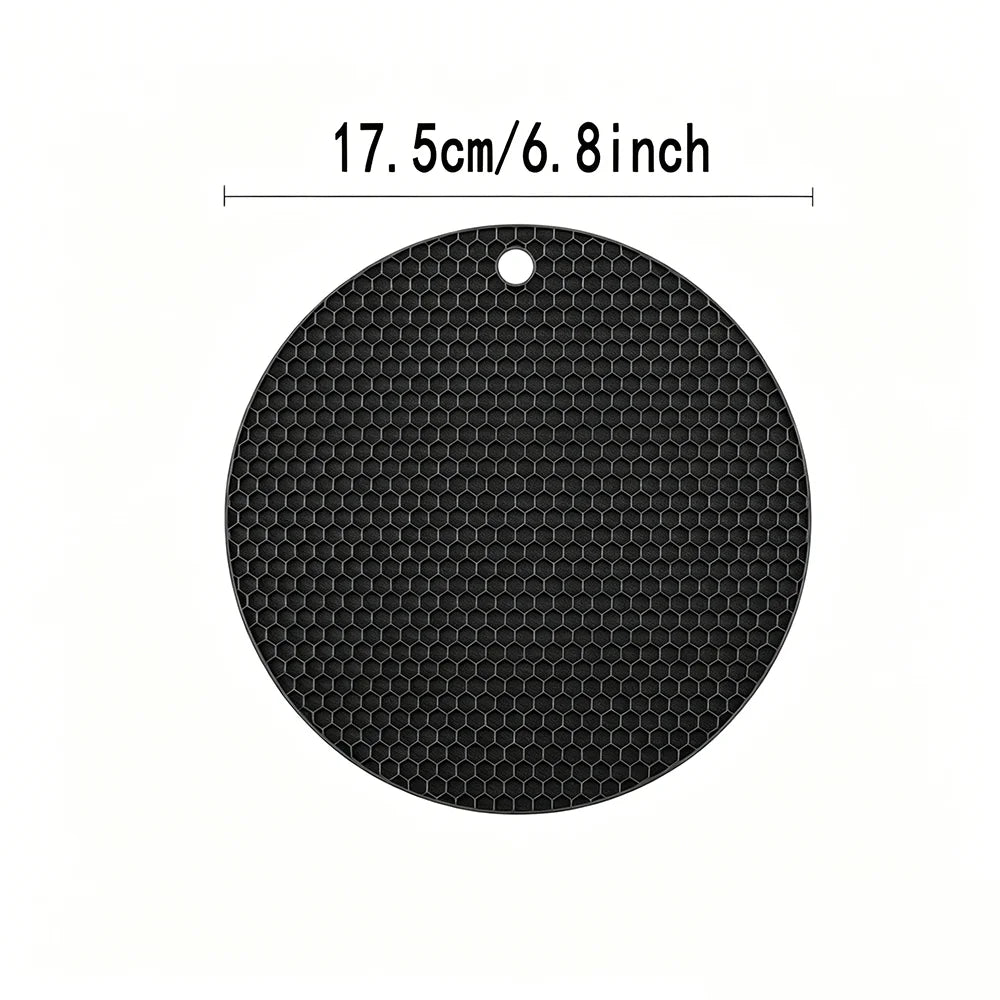 4-Piece Silicone Trivets – Hot Pads & Pot Holders for Kitchen Silicone Trivet Set Nixie