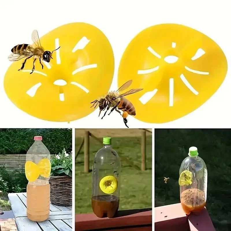 Yellow Wasp Trap Funnel One-Way Entry 5/10/20pcs | Pest Control
