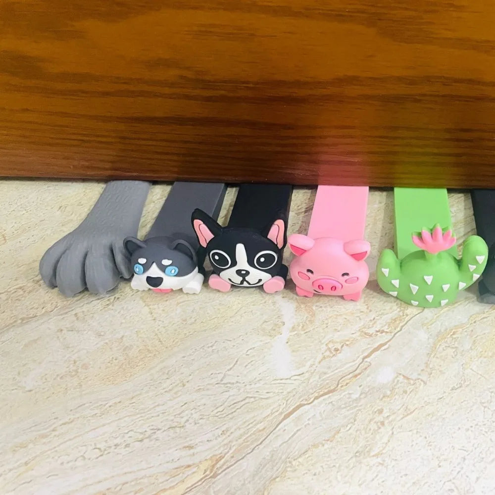 Cartoon Silicone Door Stopper – No-Drill Floor Door Block Floor Door Stopper Nixie