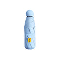 Mini Capsule Folding Umbrella UPF50+ UV & Rain Protection Folding Travel Umbrella Nixie Blue