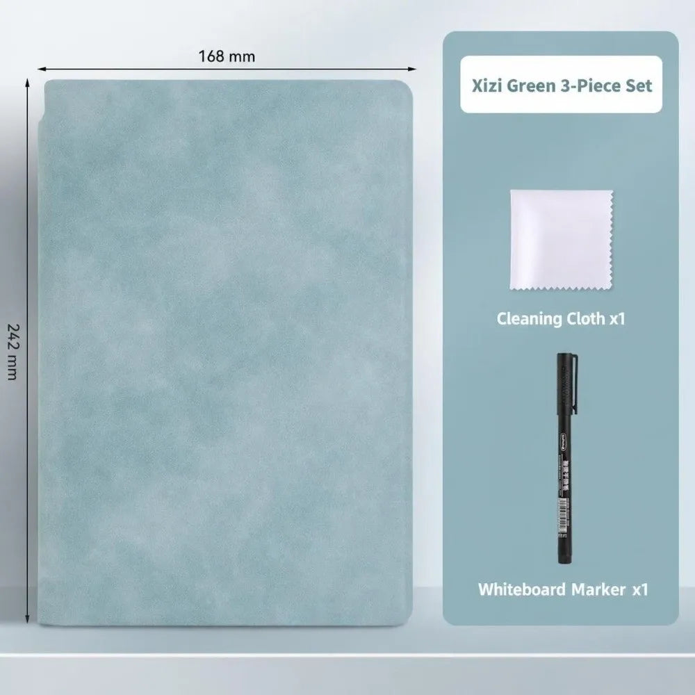 A5 Foldable Dry Erase Whiteboard Notebook – Reusable Writing Pad