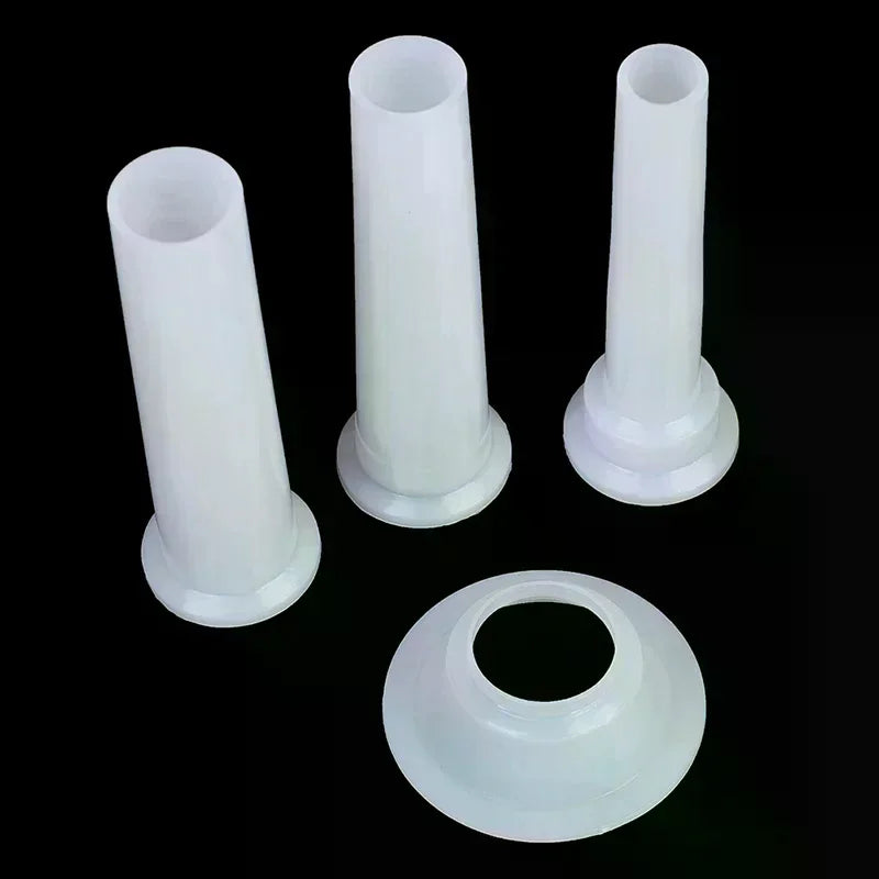 Sausage Stuffer Filling Tubes Funnels Set – 3 Nozzle Sizes Sausage Stuffer Tubes Nixie