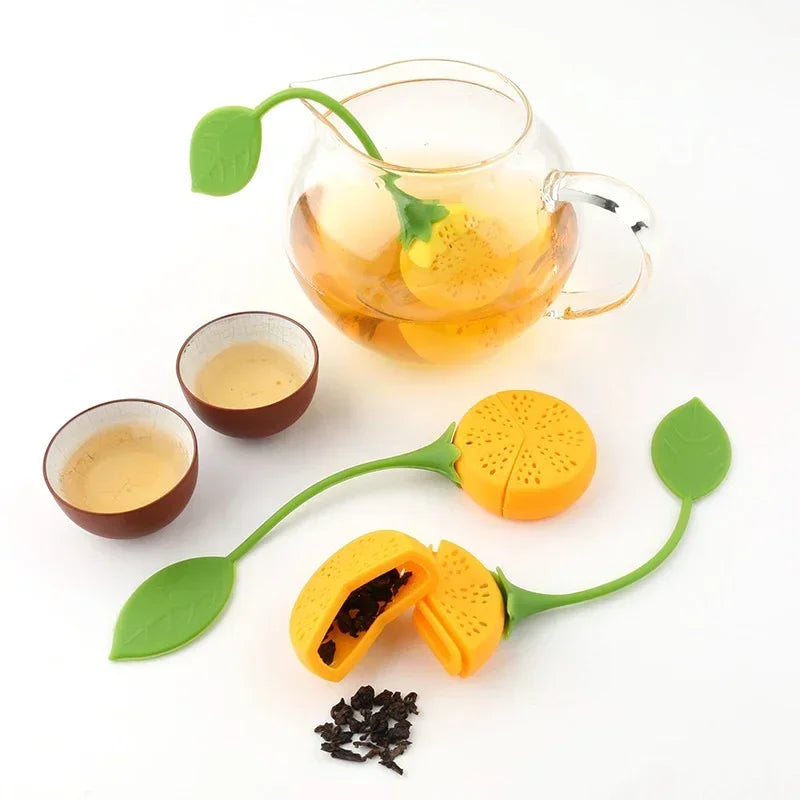 Silicone Loose Leaf Tea Infuser Strainer & Herbal Filter